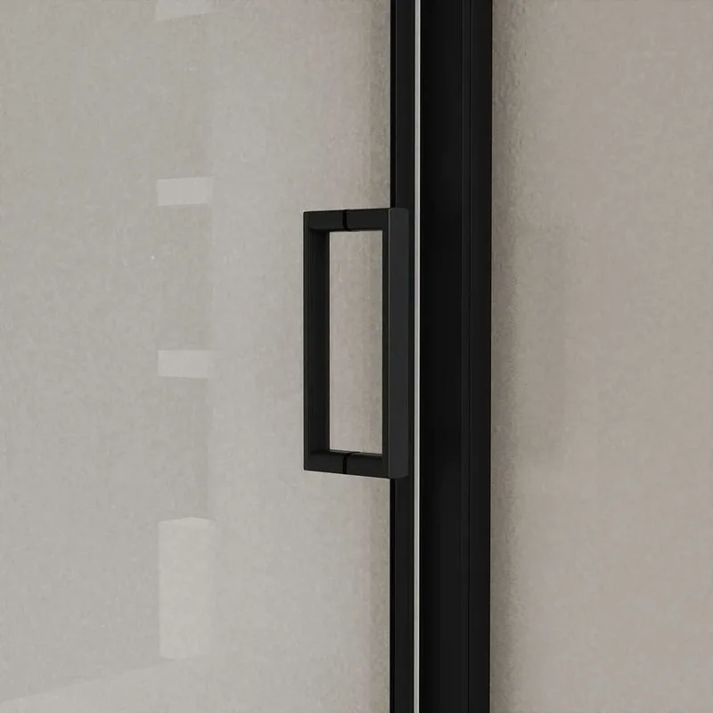 Душевая дверь в нишу Vincea City VDS-5CT150CLB 150 см, профиль черный матовый, стекло прозрачное Sancos — официальный сайт