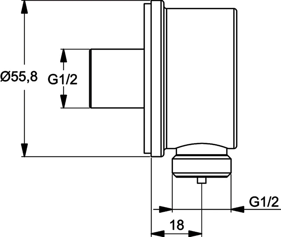 Шланговое подключение Ideal Standard IdealRain B9448AA Sancos — официальный сайт