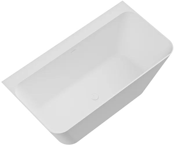 Ванна из искусственного камня Cezares Liner Solid Surface 170x80 см, пристенная, матовая белая, с до Sancos — Оригинал