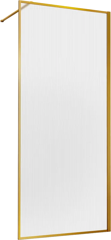 Душевая перегородка Vincea Walk-in HP Art VSW-1HP100FLBG 100 см, профиль брашированное золото, стекл Sancos — официальный сайт