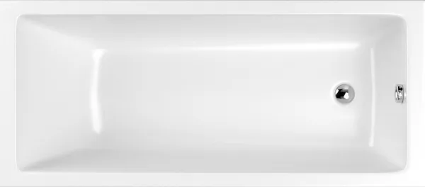 Акриловая ванна WHITECROSS Wave Slim 150x70 см, встраиваемая, белая Sancos — Оригинал