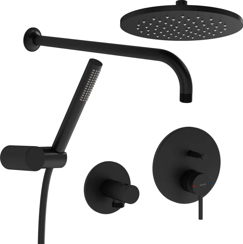 Душевой комплект VitrA Origin A4926636EXP, С ВНУТРЕННЕЙ ЧАСТЬЮ, матовый черный Sancos — официальный сайт