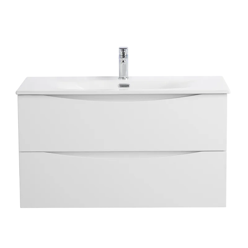 Тумба под раковину без столешницы BelBagno Marino-cer-n 100 подвесная, bianco lucido Sancos — официальный сайт