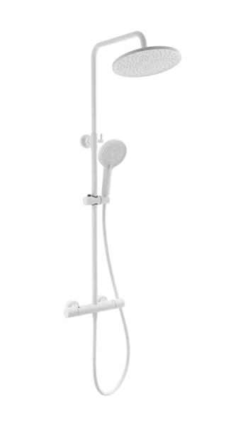 Душевая стойка Wonzon & Woghand INN 1 WW-B3013-T1-MW, матовая белая Sancos — Оригинал