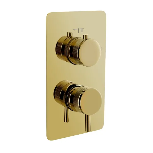 Встраиваемый смеситель Boheme Cell 135-2-G, С ВНУТРЕННЕЙ ЧАСТЬЮ, gold Sancos — Оригинал