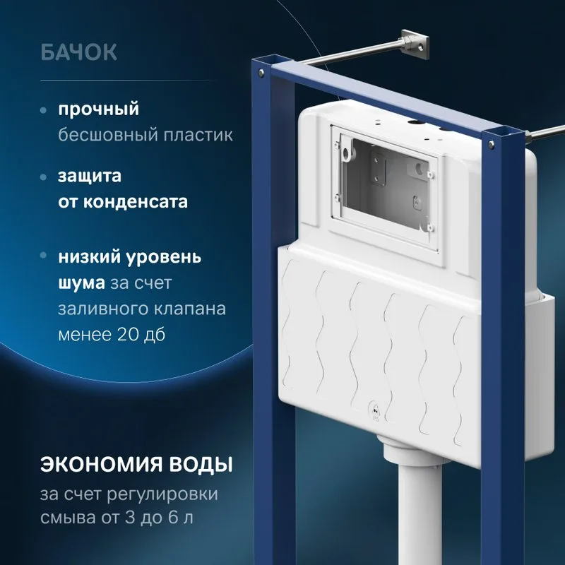 Система инсталляции для унитазов AM.PM Pro I012704.7038, с клавишей Pro S, черный матовый Sancos — официальный сайт