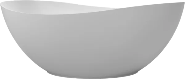 Ванна из искусственного камня WHITECROSS Ruby 170x75 см, отдельностоящая, белая, овальная, с донным  Sancos — Оригинал