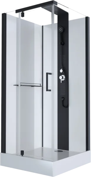 Душевая кабина Black&White Galaxy G8702 900х900х2170, с низким поддоном Sancos — Оригинал