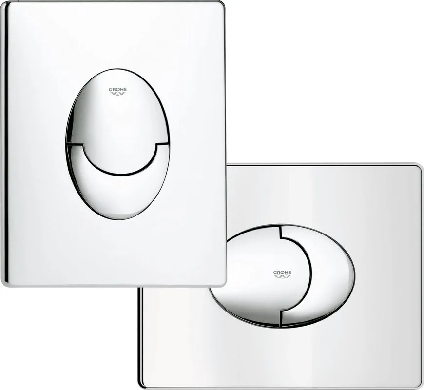 Кнопка смыва Grohe Skate Air 38505000 хром Sancos — официальный сайт
