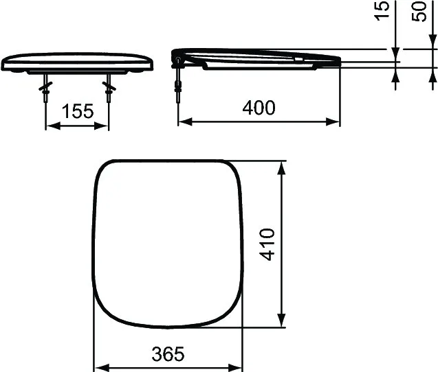 Крышка-сиденье Ideal Standard Esedra T318601 Sancos — официальный сайт