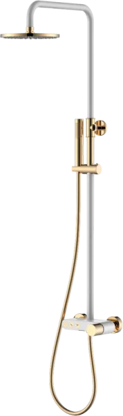Душевая стойка Boheme Stick 128-WG, white diamond gold Sancos — Оригинал
