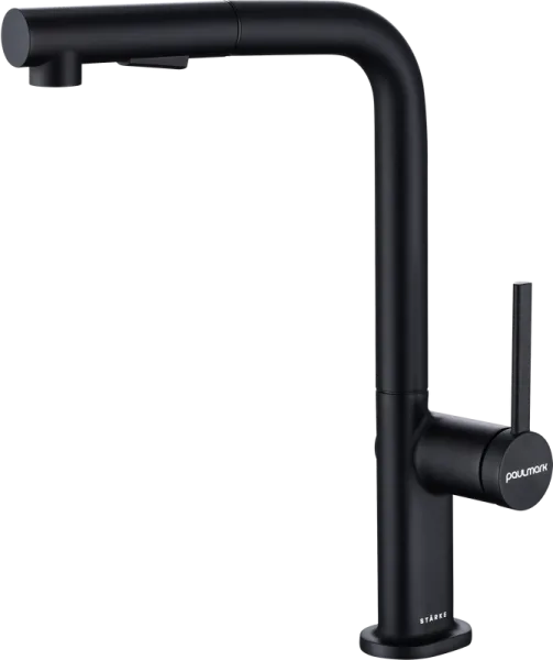 Смеситель для кухни Paulmark Neo Ne214419-AN, антрацит Sancos — Оригинал