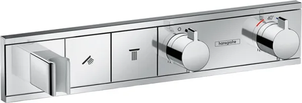 Термостатический смеситель встраиваемый Hansgrohe RainSelect 15355000, для душа, хром Sancos — Оригинал