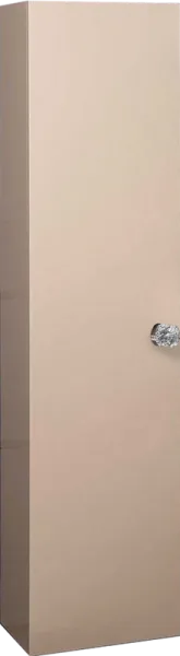 Шкаф-пенал для ванной Armadi Art NeoArt капучино с ручкой Crystal хром Sancos — Оригинал