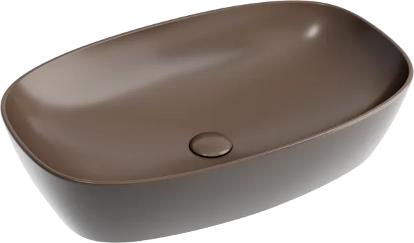 Накладная раковина Ceramicanova Element CN6049MDB темно-коричневая матовая Sancos — Оригинал