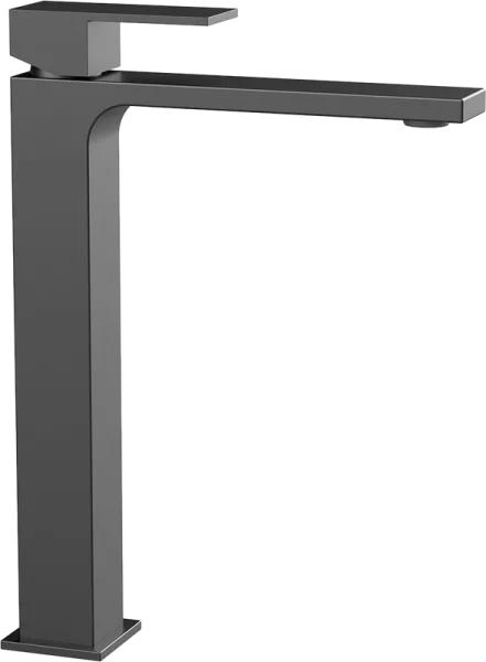 Смеситель для раковины Vincea Cube VBF-1C02GM вороненая сталь Sancos — Оригинал