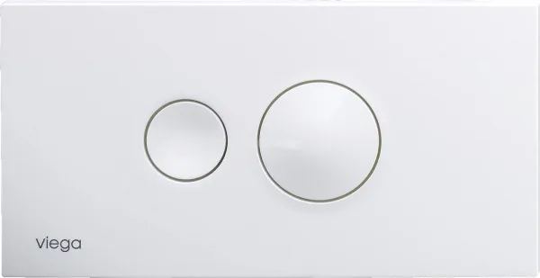 Кнопка смыва Viega Visign for Style 10 596316 белая Sancos — Оригинал