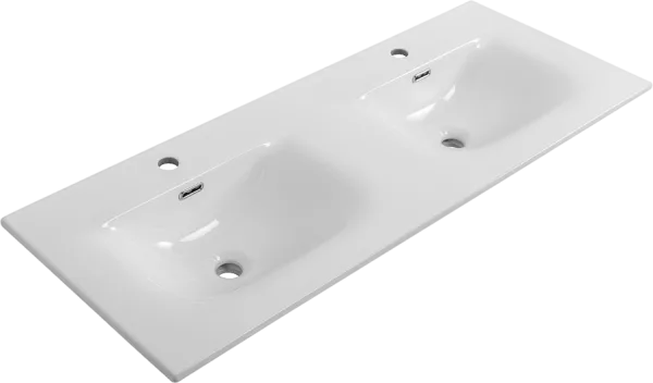Мебельная раковина BelBagno BB-8099-120-2 глянцевая белая Sancos — Оригинал