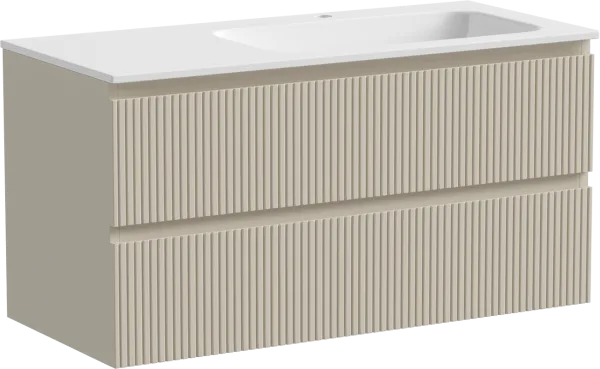Тумба под раковину Sancos Snob T 100 подвесная Beige soft (капучино), SNT100RCE Sancos — Оригинал