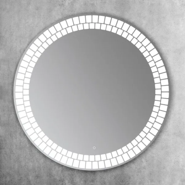 Зеркало круглое Art&Max Аcerra 100 с LED-подсветкой, 6000К Sancos — Оригинал
