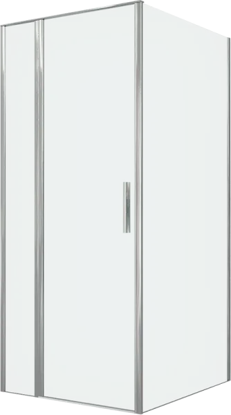 Душевой уголок Allen Brau Priority 90x100, профиль хром, стекло прозрачное Sancos — Оригинал