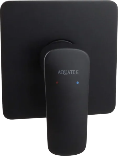 Встраиваемый смеситель AQUATEK Вега AQ1066MB матовый черный Sancos — Оригинал