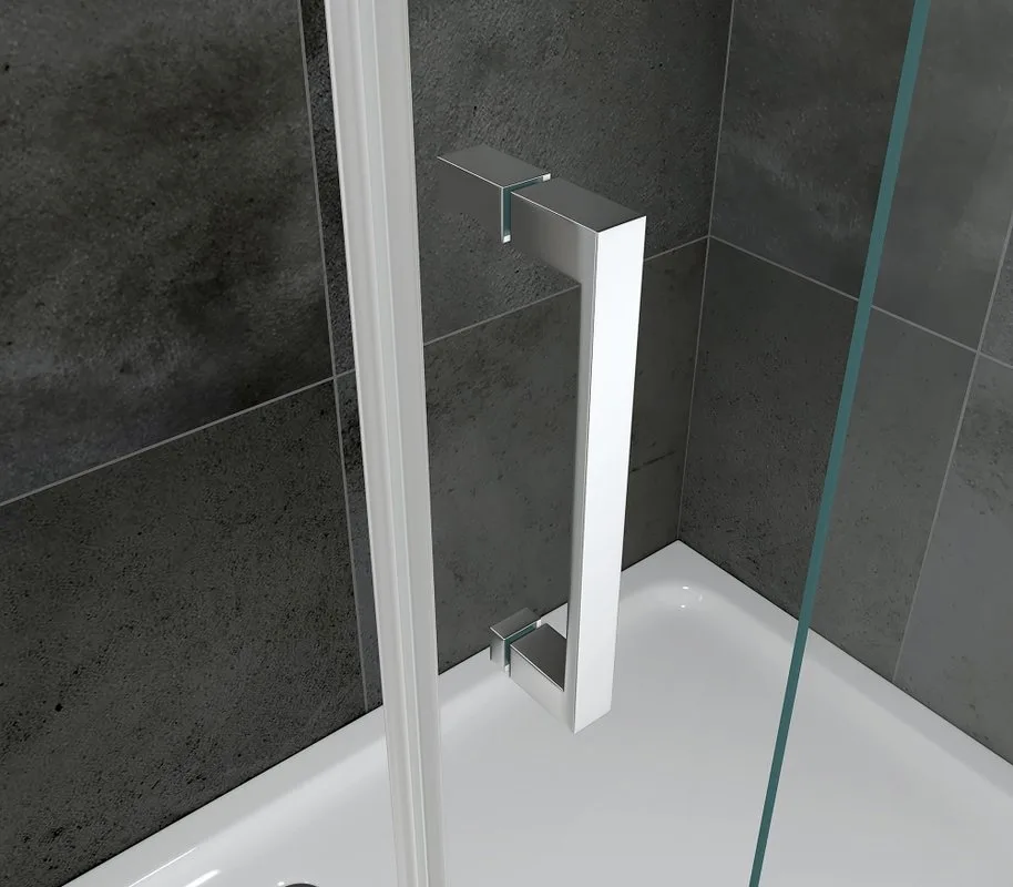 Душевой уголок Abber Komfort AG93130-S102 130х100 см, профиль матовый хром, стекло прозрачное Sancos — официальный сайт
