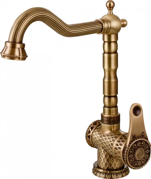 Смеситель для кухни Zorg Antic A 408K-BR Sancos — Оригинал