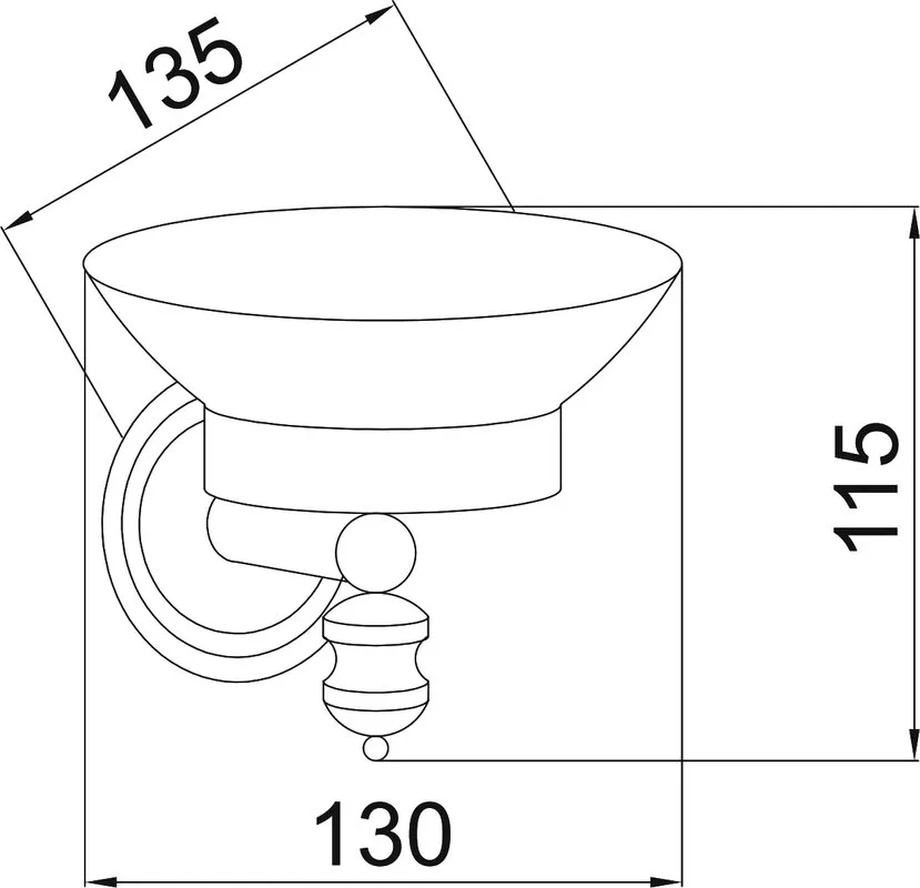 Мыльница Boheme Palazzo 10153 Sancos — официальный сайт