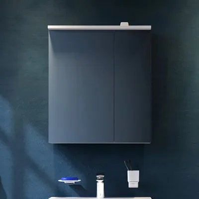 Зеркало-шкаф AM.PM Spirit V2.0 60 L с LED-подсветкой, белый глянец Sancos — Оригинал
