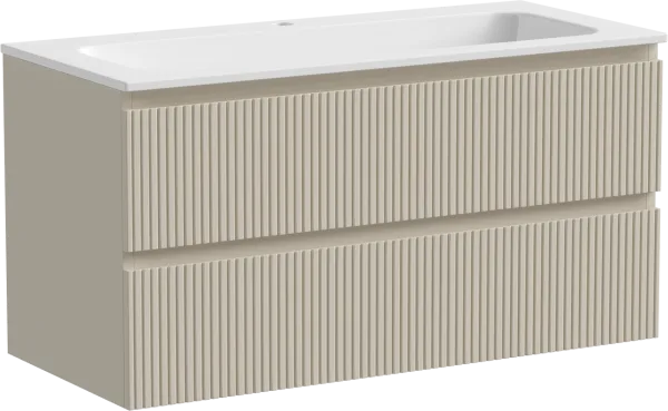 Тумба под раковину Sancos Snob T 100 подвесная Beige soft (капучино), SNT100CE Sancos — Оригинал