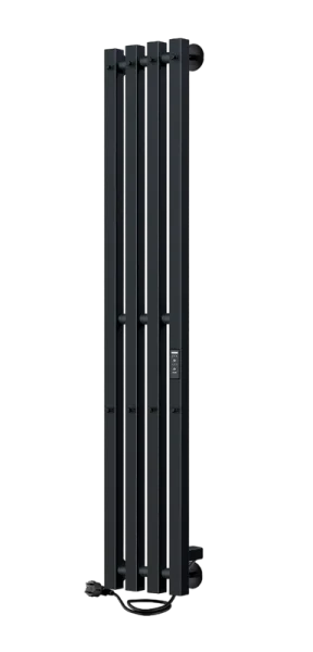 Полотенцесушитель электрический Indigo Style 4 PRO LSPRE120-18BRRt 120х18, черный муар Sancos — Оригинал
