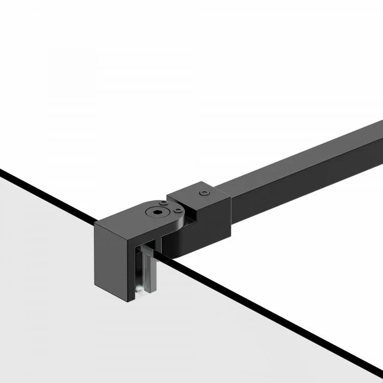 Душевая перегородка Berges Sky Black 064009 90x200, профиль черный Sancos — официальный сайт