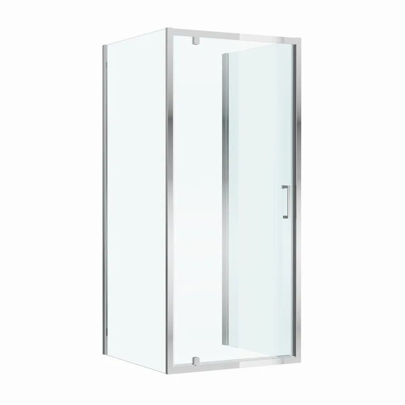 Душевой уголок Cezares Molveno BA2 80+90 C Cr IV 80х90 см, профиль хром, стекло прозрачное Sancos — официальный сайт