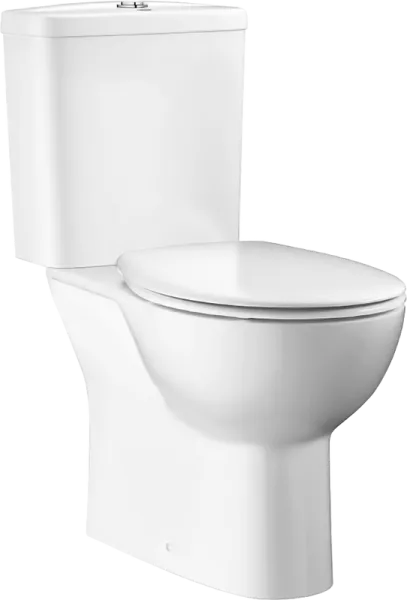 Унитаз-компакт напольный Grohe Bau Ceramic 39349000 39436000 с микролифтом, безободковый, матовый бе Sancos — Оригинал