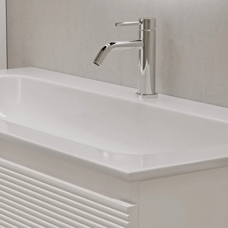Тумба под раковину Sancos Folk 100 подвесная Bianco (белый), FL100W Sancos — официальный сайт