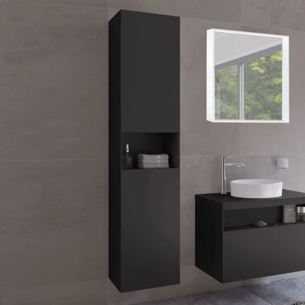 Шкаф-пенал для ванной Keuco Stageline 32831 L, вулканит Sancos — Оригинал