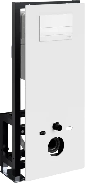 Система инсталляции для унитазов Wasserkraft Glan 66TLT.010.ME.WH.WH04, с кнопкой смыва белой Sancos — Оригинал