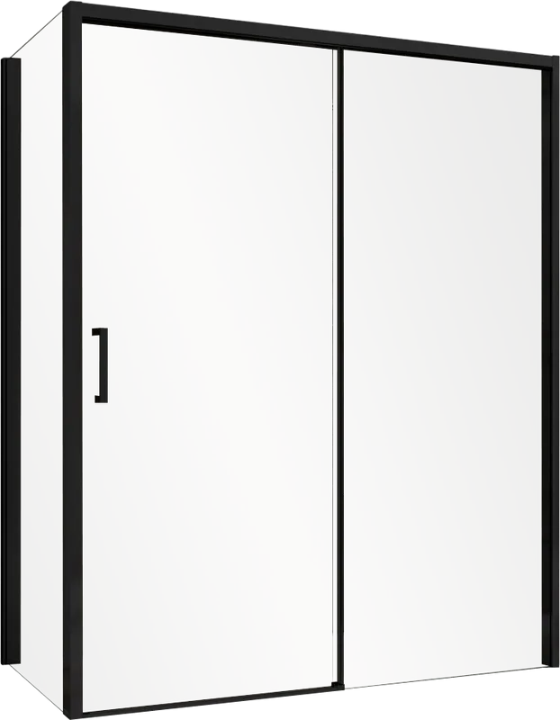 Душевой уголок Abber Komfort AG93120B-S102B 120х100 см, профиль черный, стекло прозрачное Sancos — официальный сайт