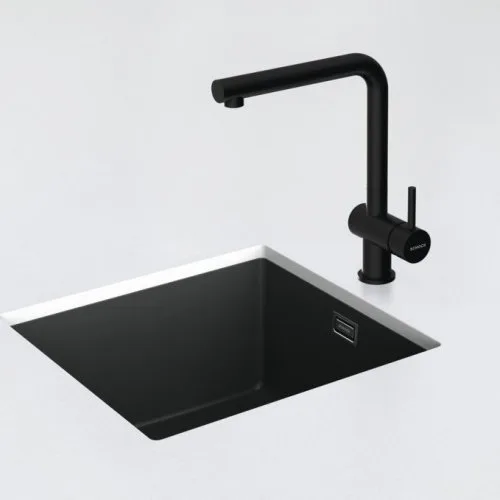 Смеситель для кухни Schock Cristalite Epos оникс Sancos — официальный сайт