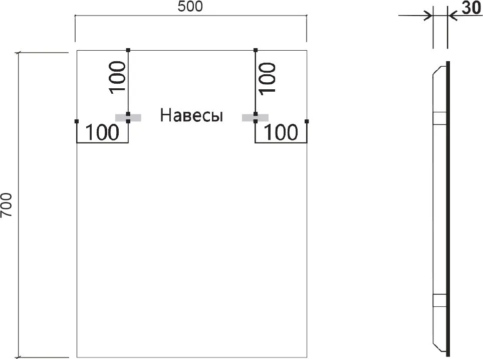Зеркало Vincea VLM-3VN500B-2 90х70 с подсветкой и антизапотевателем Sancos — официальный сайт