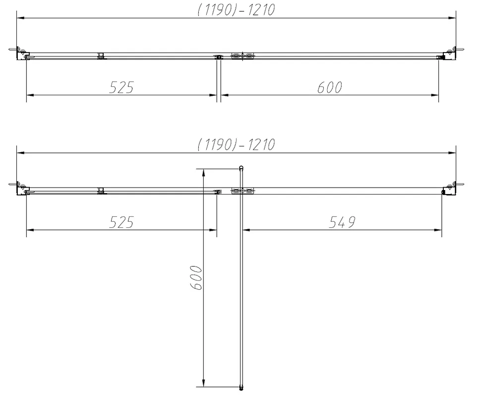 Душевая дверь в нишу Vincea Slim-N VDP-4SN120CL 120x195, профиль хром Sancos — официальный сайт