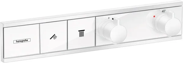 Термостатический смеситель встраиваемый Hansgrohe RainSelect 15380700, для душа, матовый белый Sancos — Оригинал