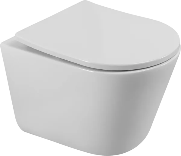 Унитаз подвесной BelBagno Flay-r BB053CH-TOR-FC BB2031SC с микролифтом, безободковый, белый Sancos — Оригинал