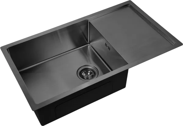 Мойка кухонная Zorg Inox PVD 7844 grafit Sancos — Оригинал