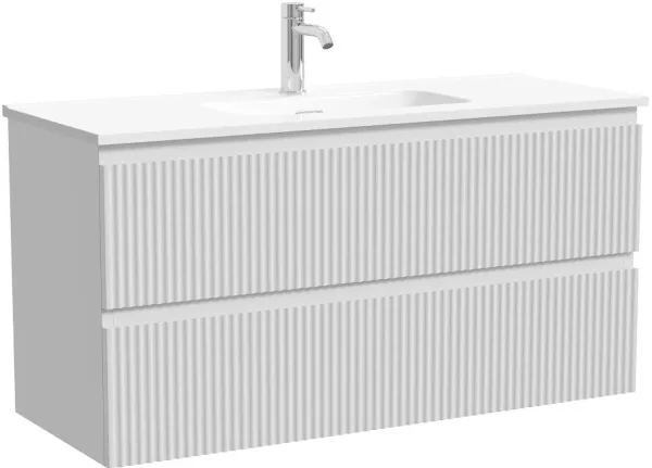 Тумба под раковину Sancos Snob R 100 подвесная Bianco (белый), SNR100/39W Sancos — Оригинал