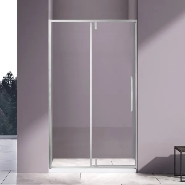 Душевая дверь в нишу Vincea Slim-N VDP-4SN100CL 100x195, профиль хром Sancos — Оригинал