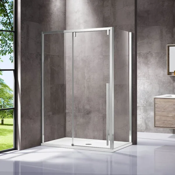 Душевой уголок Vincea Lugano VSR-1L1015CL-1 150х100 см, профиль хром Sancos — Оригинал