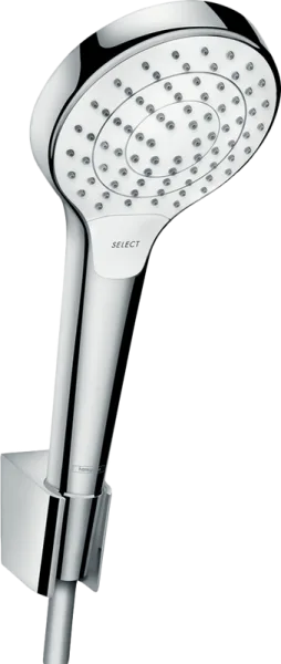 Душевой гарнитур Hansgrohe Croma Select S 26421400, белый, хром Sancos — Оригинал