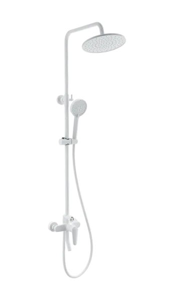 Душевая стойка Wonzon & Woghand WW-B2168-A-MW, матовая белая Sancos — Оригинал